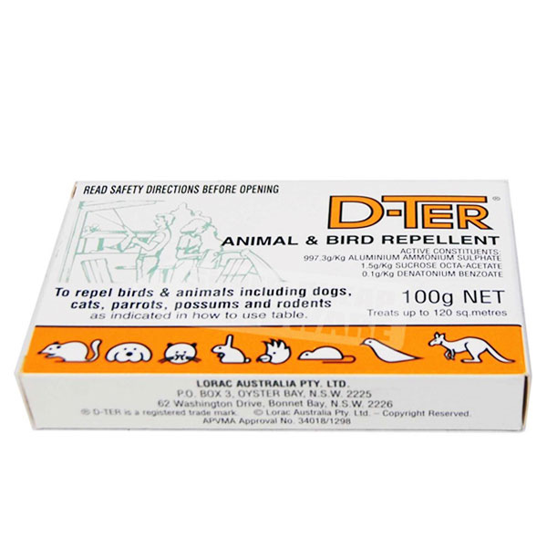 D-ter animal and bird repellent 100g