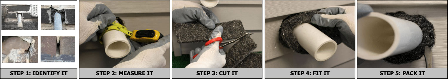 Steel Wool Rodent Roll Installation Tips